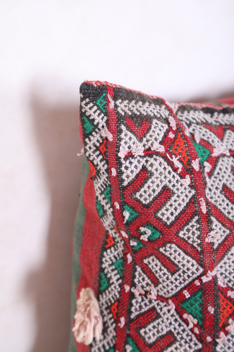 Moroccan kilim pillow 14.9 INCHES X 21.6 INCHES