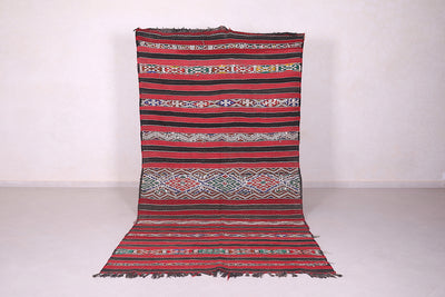 Moroccan rug kilim 5.4 X 10.7 Feet