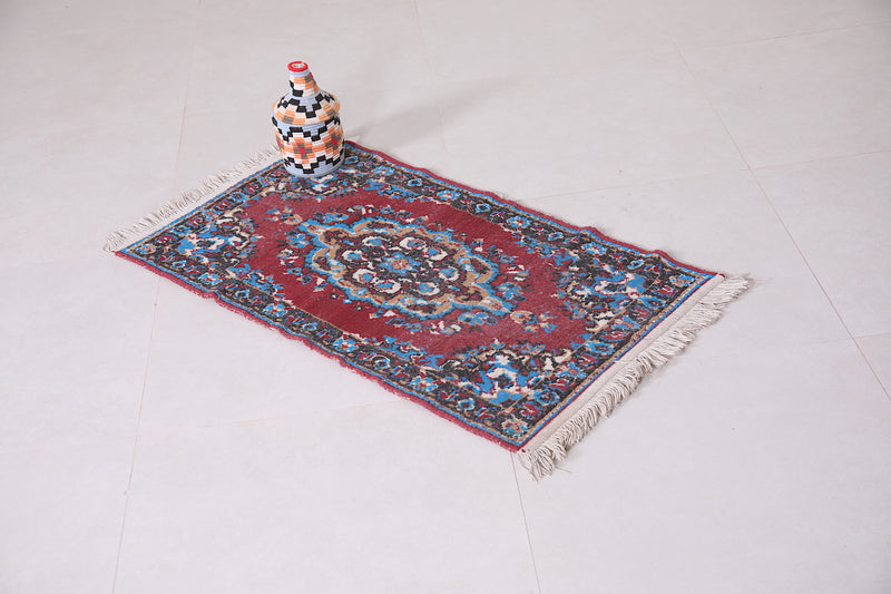 Small Moroccan rug 1.9 X 3.5 Feet