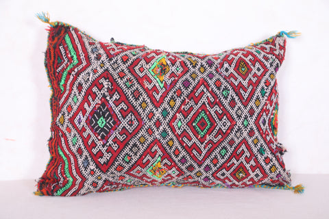 Vintage Moroccan pillow 16.1 INCHES X 23.2 INCHES