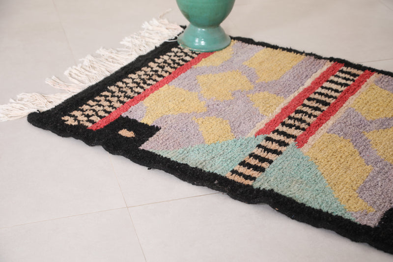 Colorful Azilal Berber Rug - Handmade Moroccan Carpet - Custom Rug