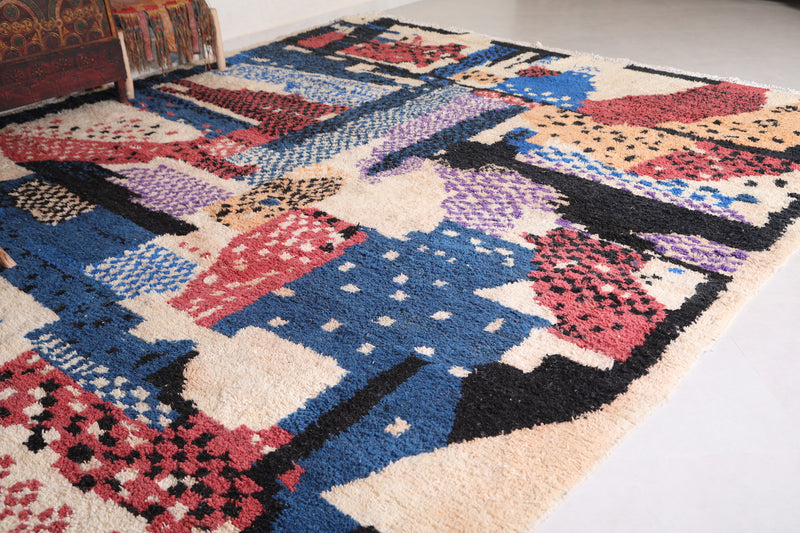 Handmade Berber Area Rug - Colorful Moroccan Rug - Custom Rug - custom moroccan rugs