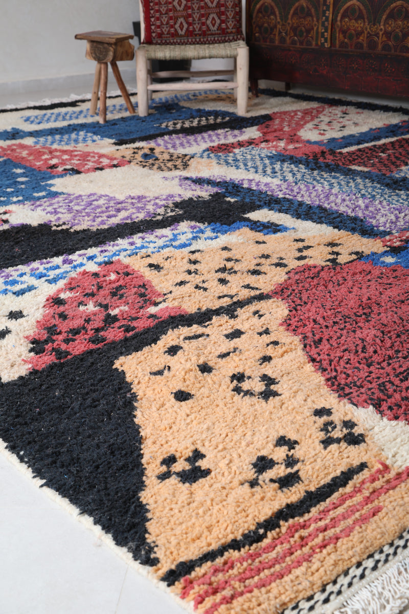 Handmade Berber Area Rug - Colorful Moroccan Rug - Custom Rug - custom moroccan rugs