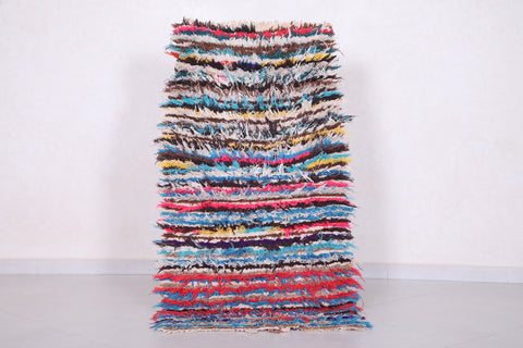 Colorful Striped Shaggy Rug 2.4 X 4.7 Feet