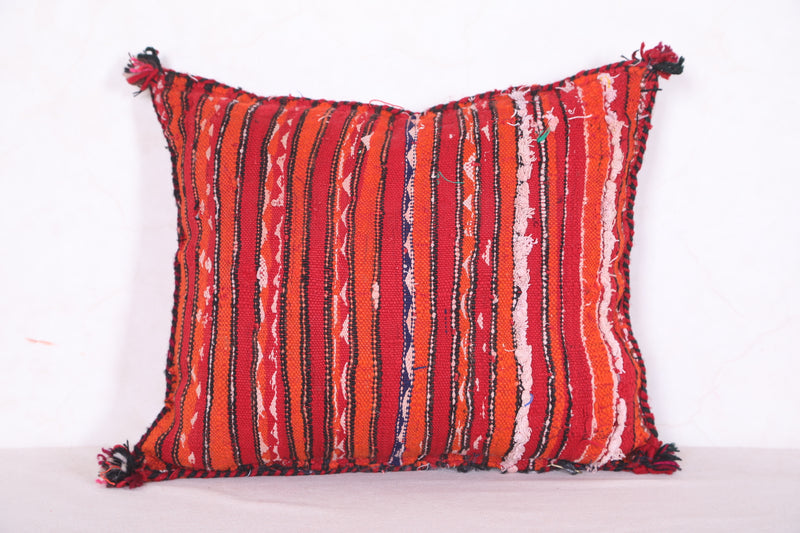 Moroccan red pillow 15.7 INCHES X 18.5 INCHES