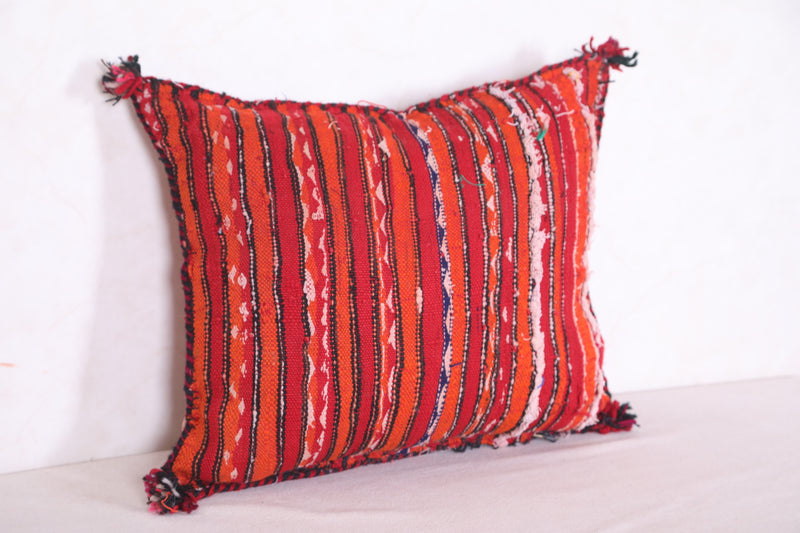 Moroccan red pillow 15.7 INCHES X 18.5 INCHES