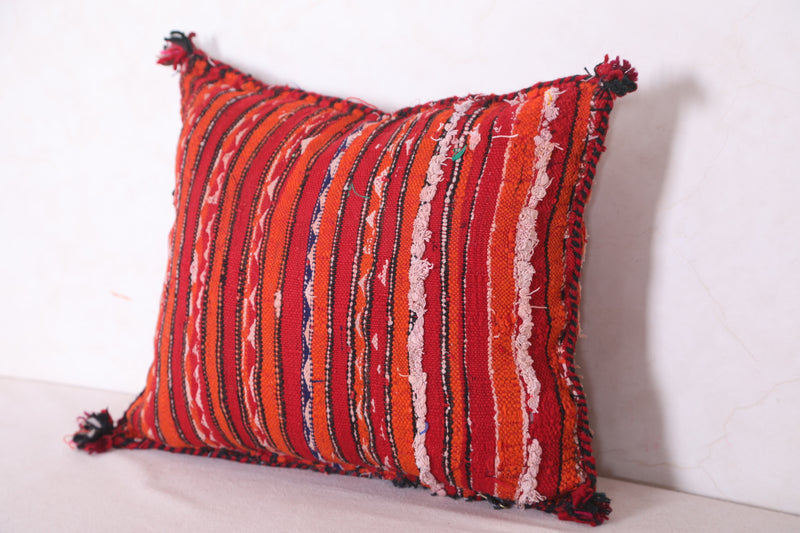 Moroccan red pillow 15.7 INCHES X 18.5 INCHES