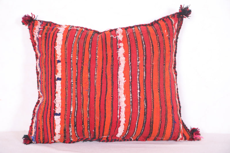 Moroccan red pillow 15.7 INCHES X 18.5 INCHES