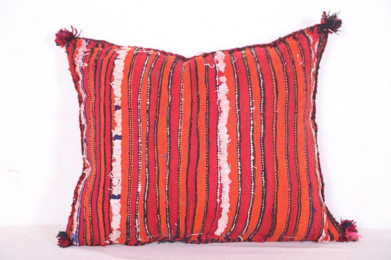 Moroccan red pillow 15.7 INCHES X 18.5 INCHES