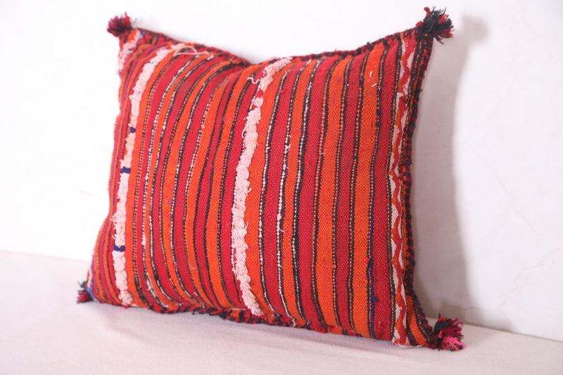 Moroccan red pillow 15.7 INCHES X 18.5 INCHES