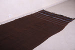 Handwoven Berber Kilim 4.7 FT X 13 FT