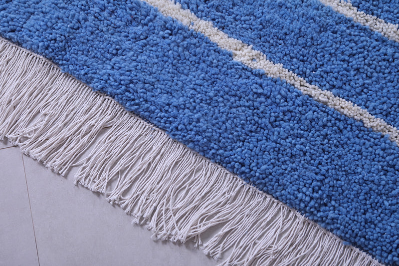 Handmade blue berber Rug - Moroccan all wool rug - Custom Rug - custom moroccan rugs