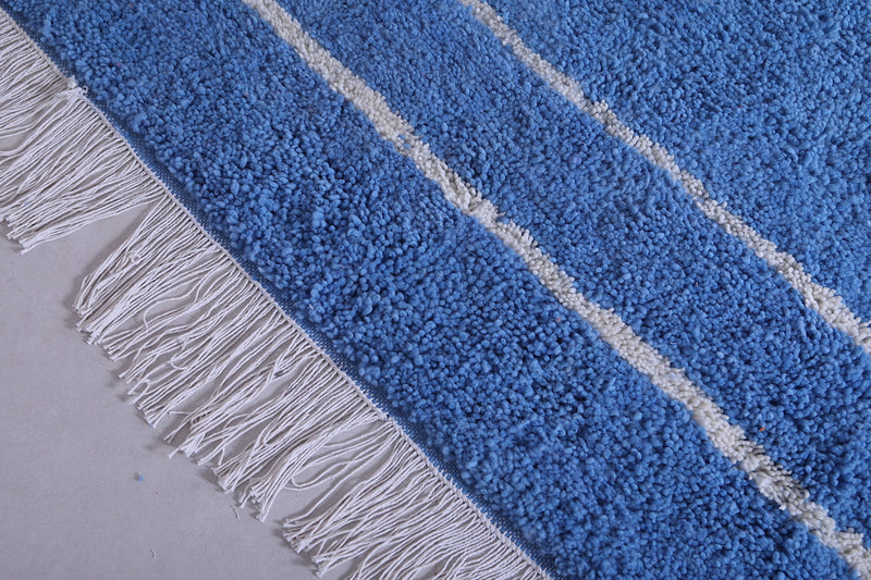 Handmade blue berber Rug - Moroccan all wool rug - Custom Rug - custom moroccan rugs