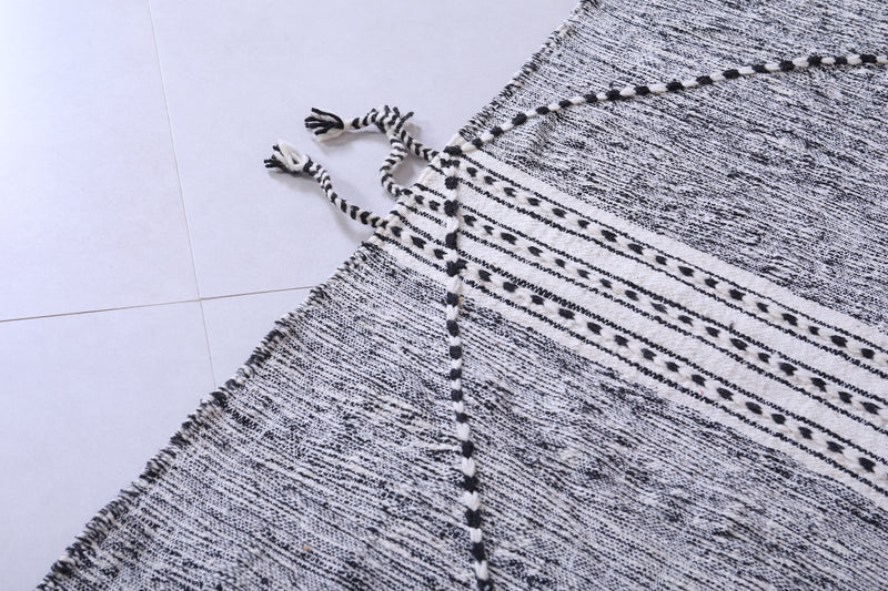 Custom Gray Moroccan rug - Handmade Berber area rug