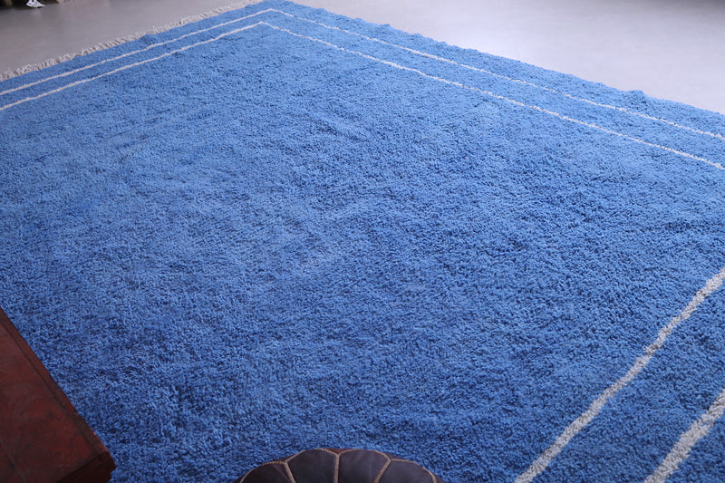 Handmade blue berber Rug - Moroccan all wool rug - Custom Rug - custom moroccan rugs