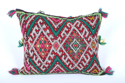 Vintage Moroccan Kilim Pillow  14.5 INCHES X 18.5 INCHES