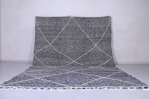 Custom Gray Moroccan rug - Handmade Beni Ourain area rug - Wool rug - custom moroccan rugs