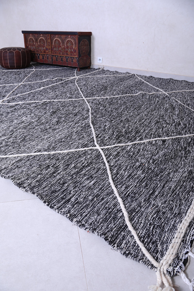 Custom Gray Moroccan rug - Handmade Beni Ourain area rug - Wool rug - custom moroccan rugs