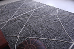 Custom Gray Moroccan rug - Handmade Beni Ourain area rug - Wool rug - custom moroccan rugs