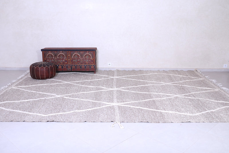 Gray Beni Ourain rug - Custom Handmade - Moroccan rug - custom moroccan rugs