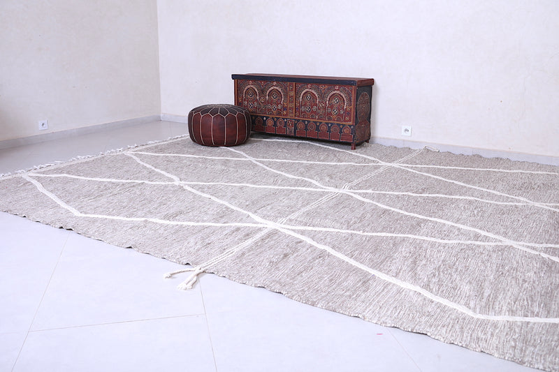 Gray Beni Ourain rug - Custom Handmade - Moroccan rug - custom moroccan rugs