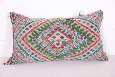 Vintage berber kilim pillow 12.5 INCHES X 22 INCHES