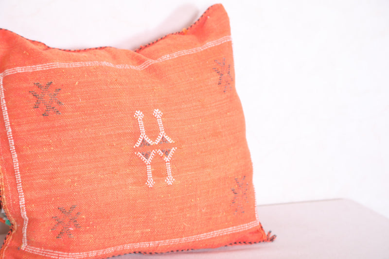 Moroccan Orange Pillow 17.7 INCHES X 18.8 INCHES