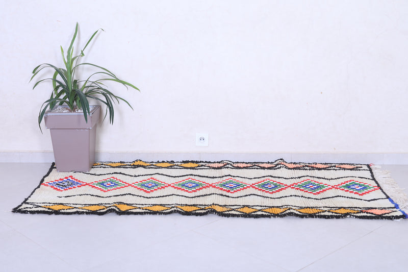 Moroccan Tribal Hallway Rug Runner 2.9 X 6.4 Feet