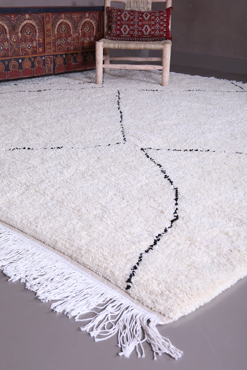 Beni ourain custom rug - All wool Moroccan Carpet