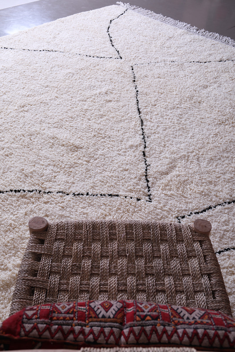 Beni ourain custom rug - All wool Moroccan Carpet