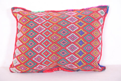 Moroccan pillow striped 14.5 INCHES X 18.8 INCHES