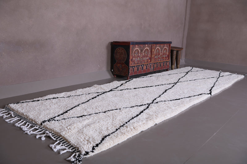 Custom area rug - Handmade Runner Beni ourain rug