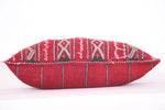 Red Moroccan Kilim Pillow 14.5 INCHES X 23.6 INCHES