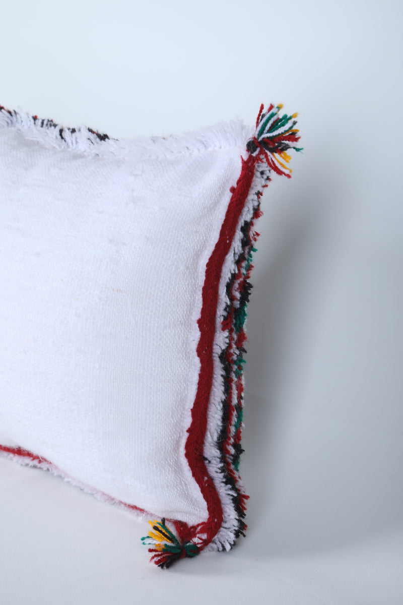 Moroccan pillow shag 12.5 INCHES X 15.3 INCHES