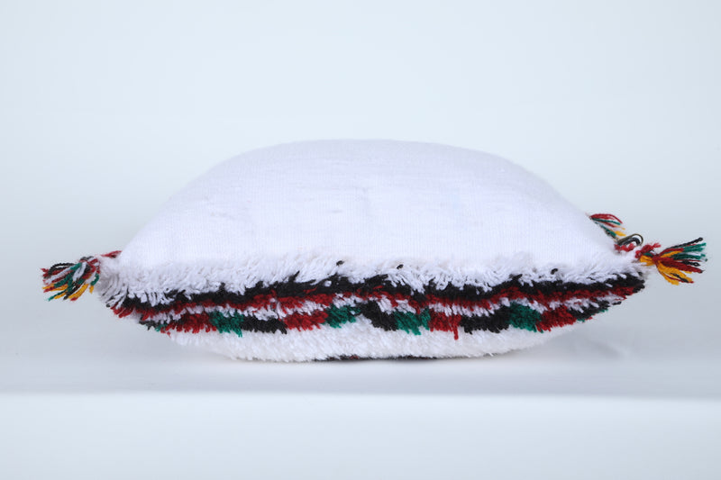 Moroccan pillow shag 12.5 INCHES X 15.3 INCHES