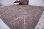 Brown Moroccan rug - Beniourain Rug - Handmade rug - Custom Rug