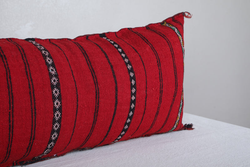 Long Moroccan berber pillow 14.1 INCHES X 31.4 INCHES