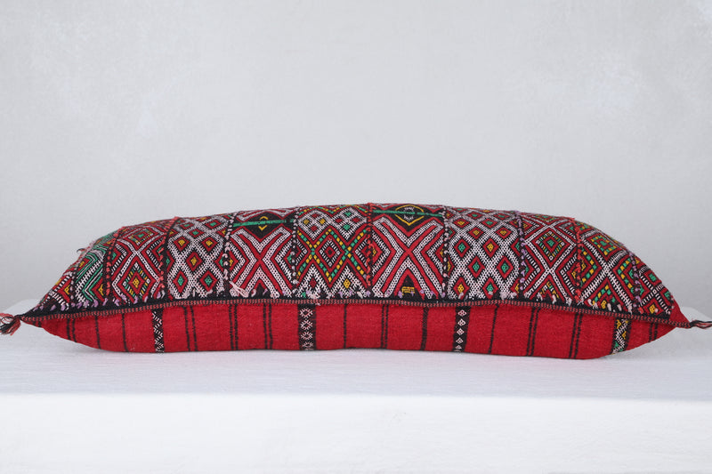 Long Moroccan berber pillow 14.1 INCHES X 31.4 INCHES