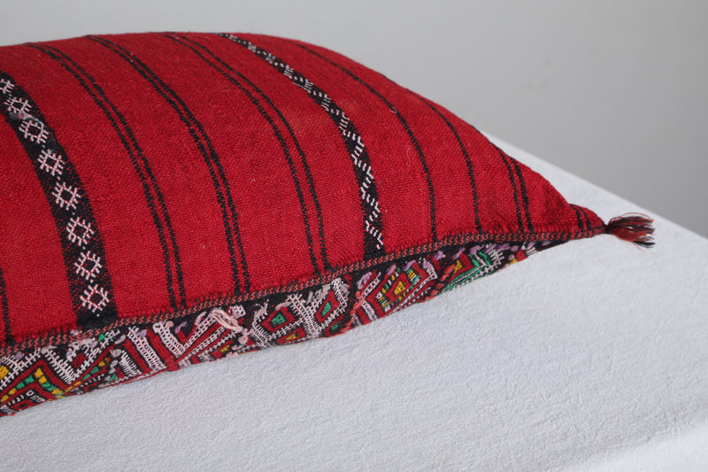 Long Moroccan berber pillow 14.1 INCHES X 31.4 INCHES