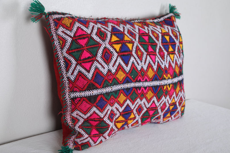 Tribal Pillow Berber 17.3 INCHES X 23.6 INCHES