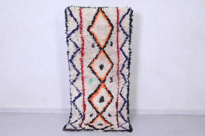 Colorful Moroccan Hallway Rug 2.7 X 6.4 Feet