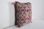 Tribal Moroccan pillow 14.5 INCHES X 15.3 INCHES