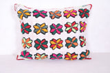 Moroccan handmade kilim pillow 14.9 INCHES X 17.7 INCHES