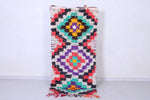 Beautiful Moroccan Runner Rug 2.9 X 6.6 Feet