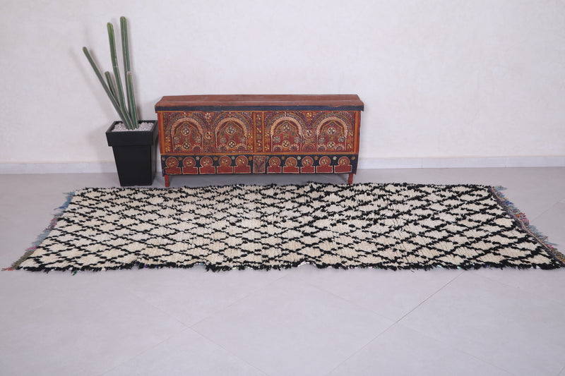 Beni Ourain Rug Runner 3.6 X 8.5 Feet