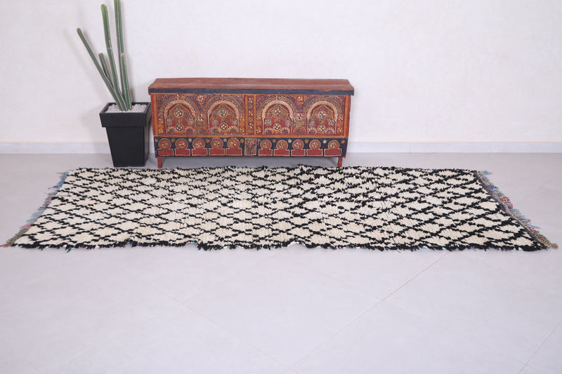 Beni Ourain Rug Runner 3.6 X 8.5 Feet