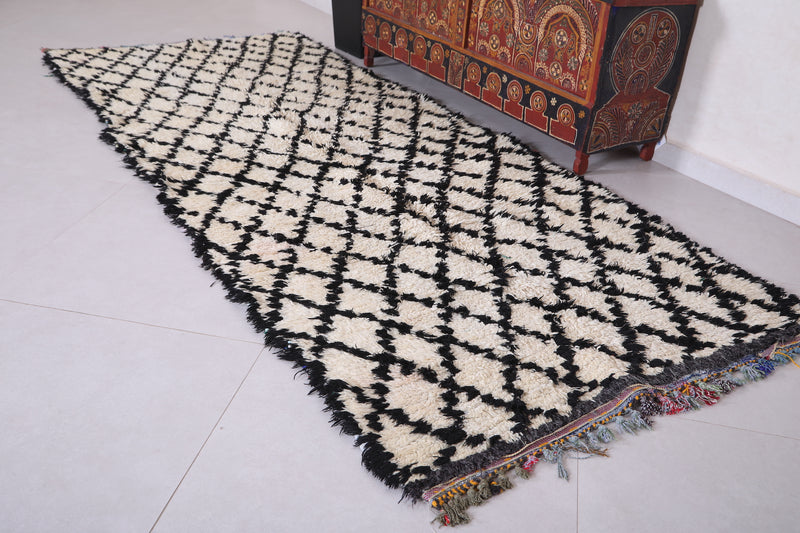 Beni Ourain Rug Runner 3.6 X 8.5 Feet