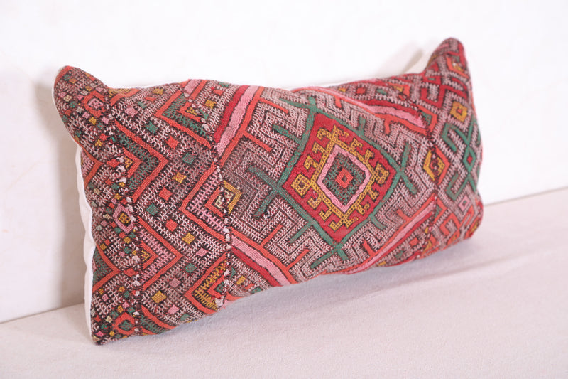 Long berber Kilim Pillow 10.6 INCHES X 20 INCHES