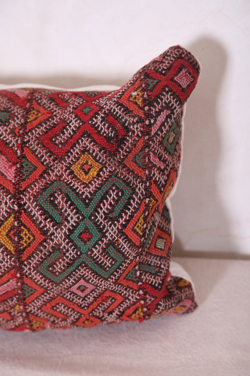 Long berber Kilim Pillow 10.6 INCHES X 20 INCHES