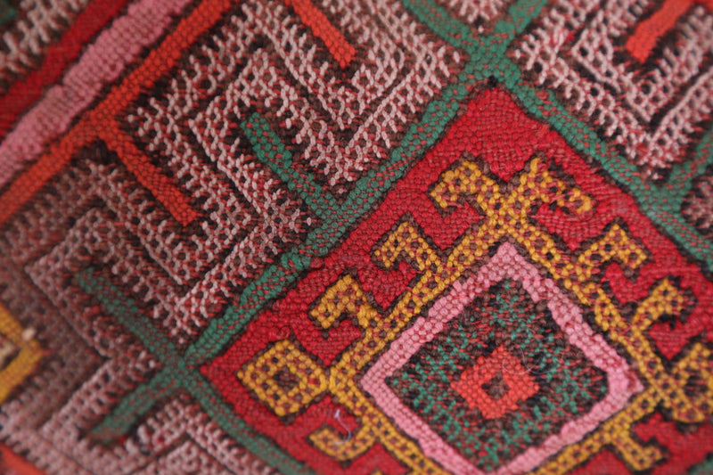 Long berber Kilim Pillow 10.6 INCHES X 20 INCHES